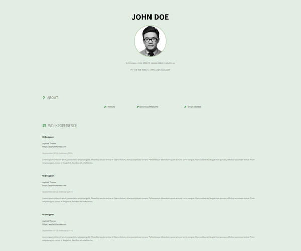 WordPress Theme Cvee Screenshot