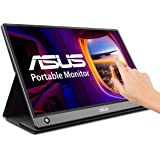 ASUS ZenScreen 15.6" 1080P Portable Touch Monitor (MB16AMT) - Full HD, IPS, 10-point Touch, Built-in Battery, Foldable Smart 