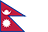 Flagge von Nepal