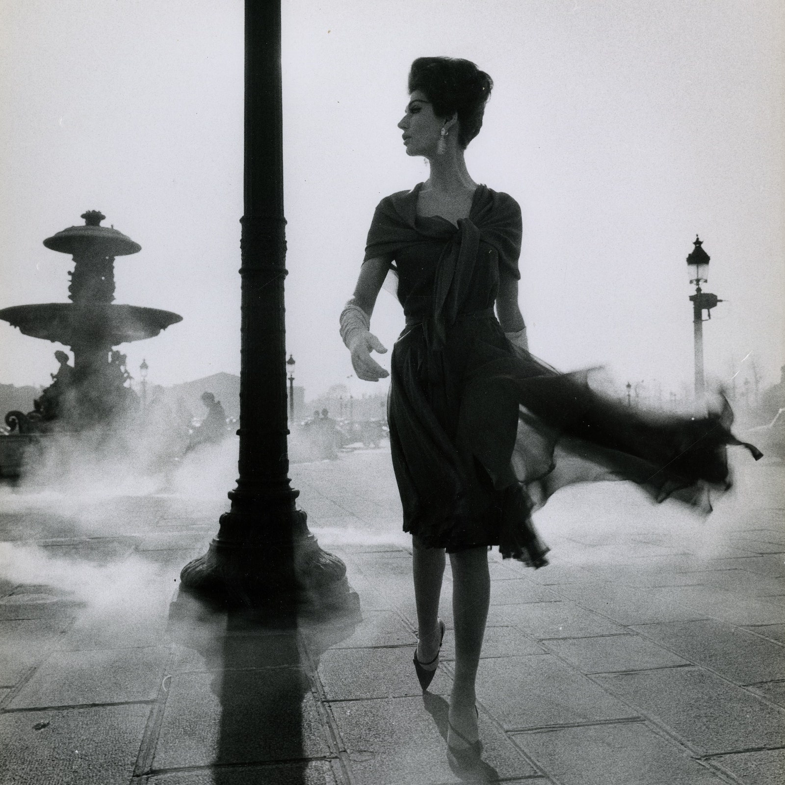 William Klein Simone dAillencourt robe Marggy Rouff Vogue Paris avril 1961 William Klein Simone dAillencourt Marggy...