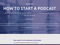 How To Start a Podcast