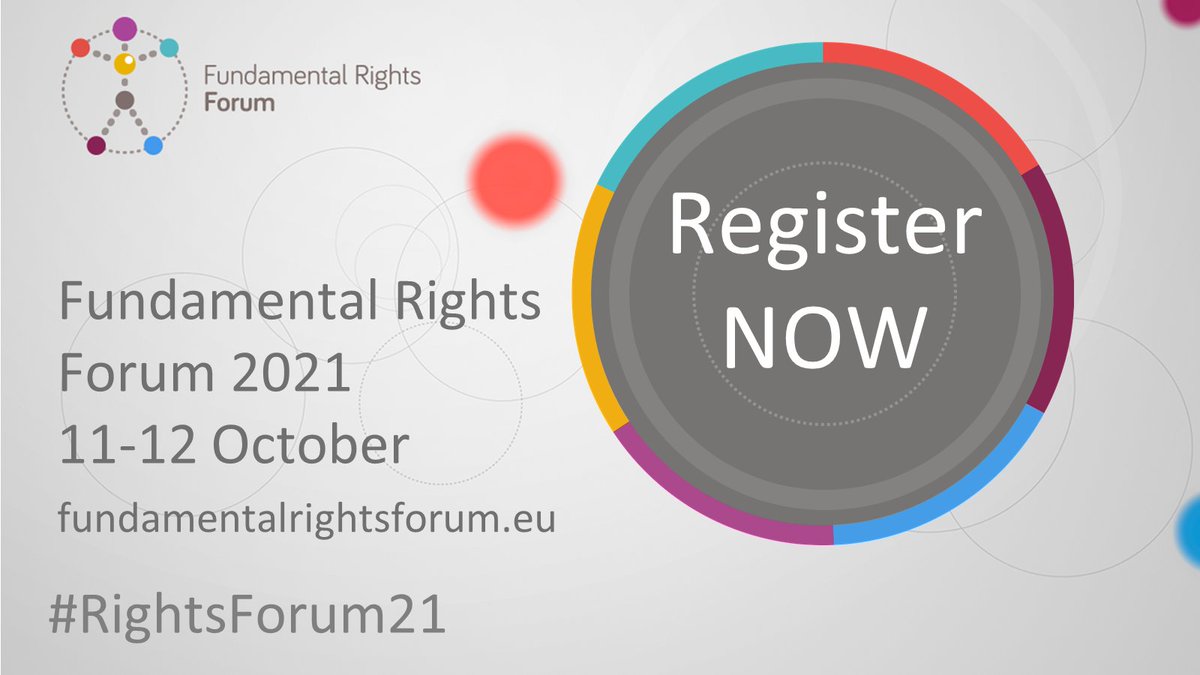 Register now for the Fundamental Rights Forum 2021 - 11-12 October