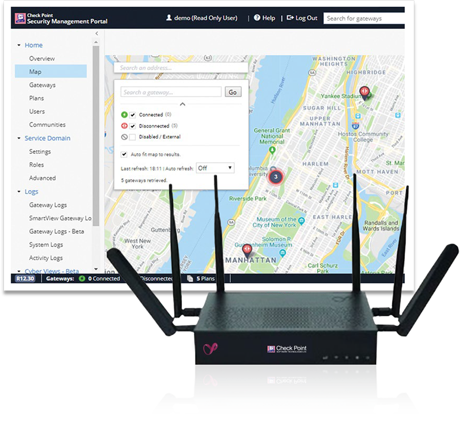 Service Provider map device