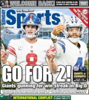 October 10, 2021 New York Post Back Cover