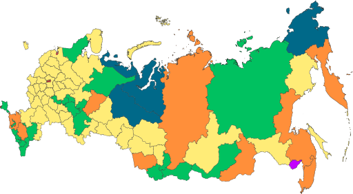 Map of federal subjects of Russia (2014).svg