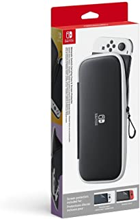 Carrying Case & Screen Protector (OLED) - Nintendo Switch