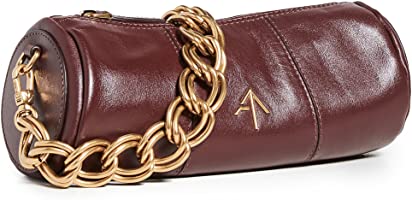 MANU Atelier Women's XX Mini Cylinder Bag, Reddish Brown, One Size