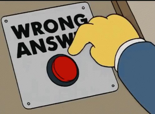 Simpsons Wrong Answer GIF