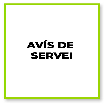 Avís de servei