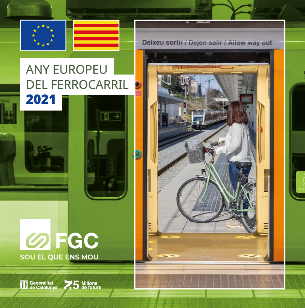 Any Europeu del Ferrocarril Banner