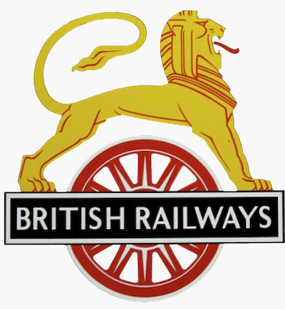 British Railway Lion on Bicycle Emblem