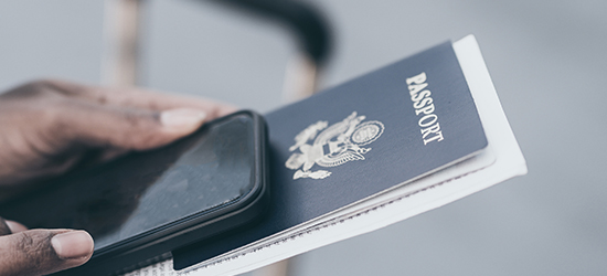 First-time applicant holding a US passport.