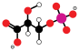 3-phosphoglycerate molecule.svg