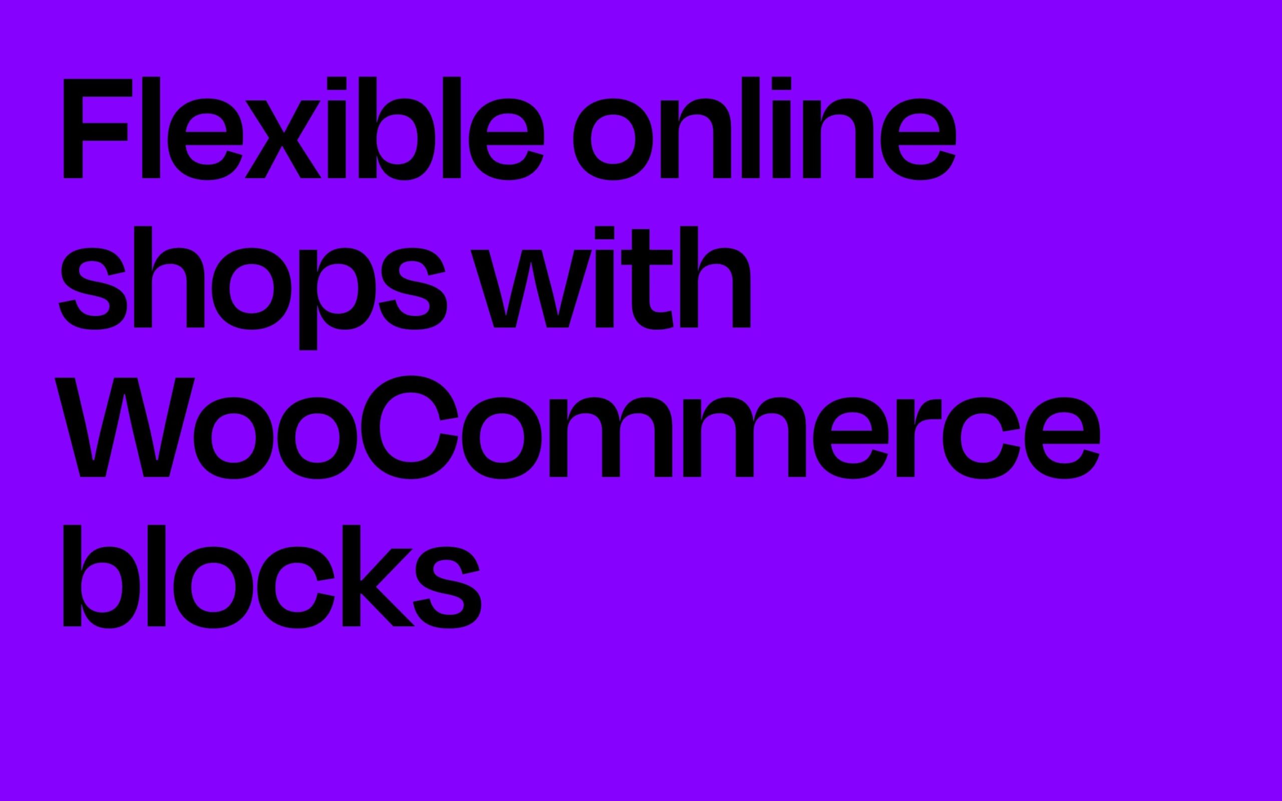 WordPress Block Patterns Aino WooCommerce support