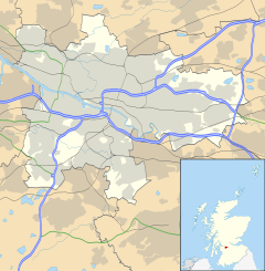 Calton is located in Glasgow council area