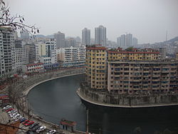 Zunyi skyline in 2011