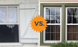 comparison single and double hung windows