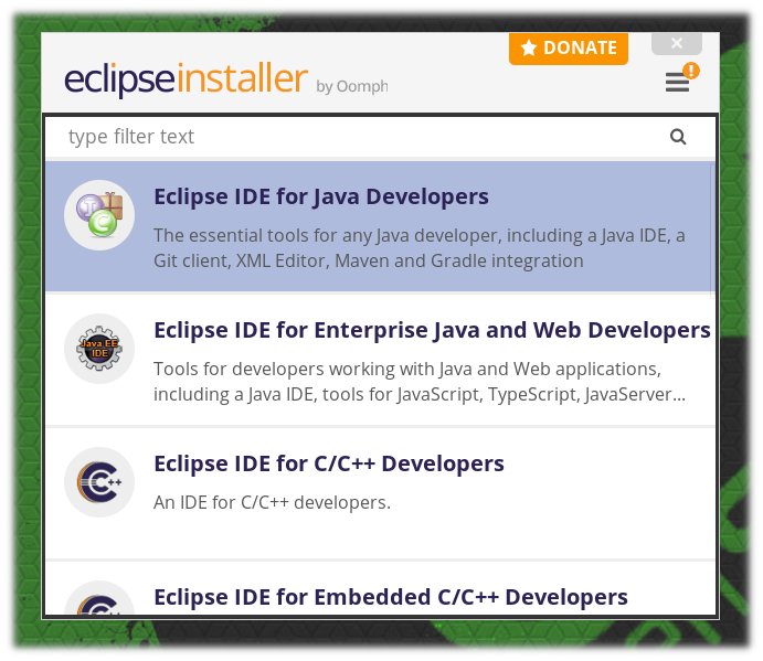 Eclipse IDE for Java Developers