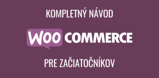 WooCommerce návod pre začiatočníkov