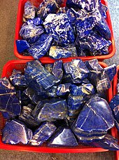 Lapis lazuli, the source of the ultramarine pigment