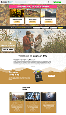 branson site screen shot