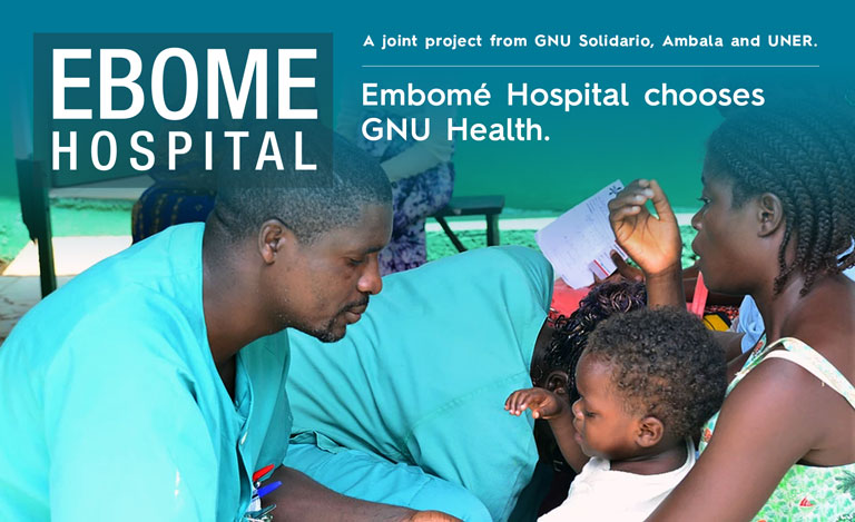 Embomé Hospital chooses 
GNU Health.