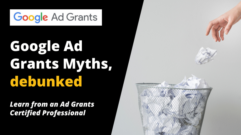 Google Ad Grant Myths