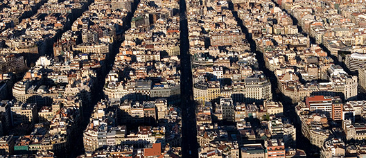 Vista panoràmica de L'Eixample