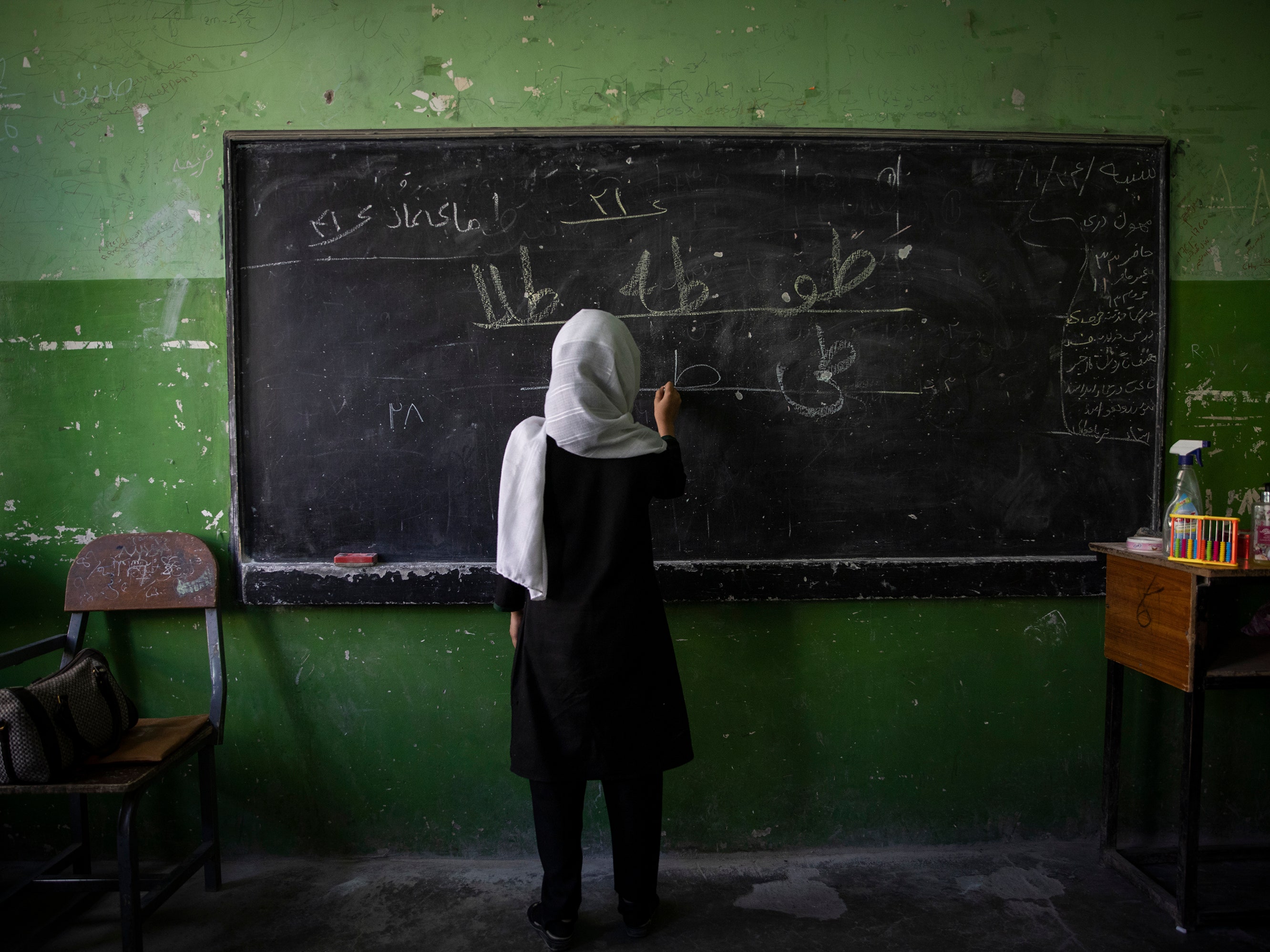Zarghona Jente skole i Kabulseptember 2021