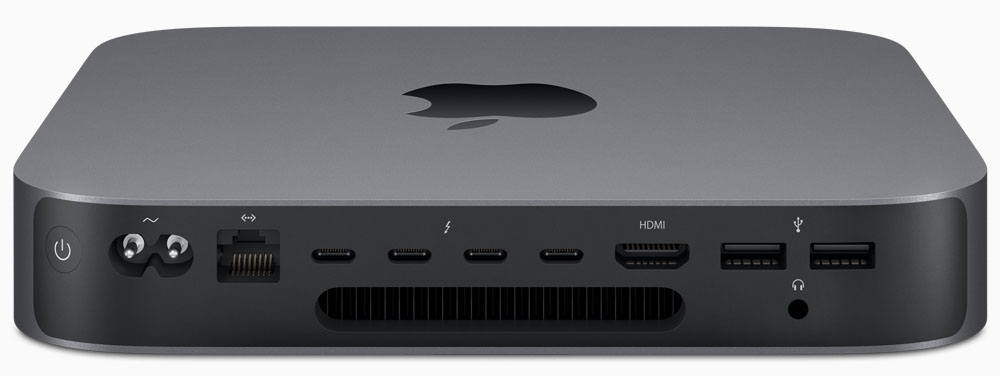 Mac mini poorten