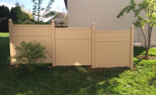 Vinyl fence