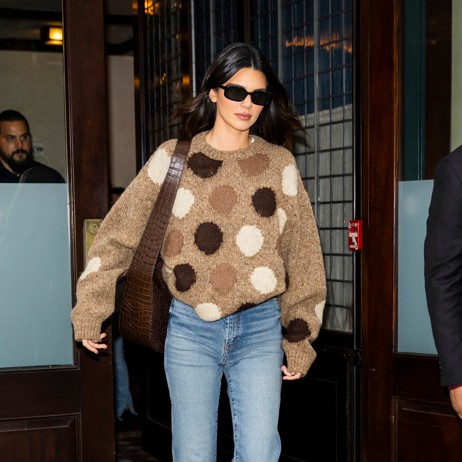 NEW YORK NEW YORK  OCTOBER 13 Kendall Jenner is seen in Tribeca on October 13 2021 in New York City.