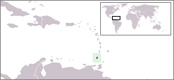 Гренада на карте мира