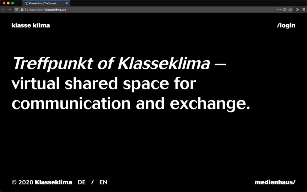 Screenshot from Klasse Klima