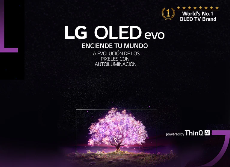 Descubre los colores intensos que te ofrece LG OLED