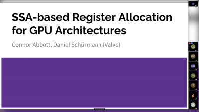 SSA-based Register Allocation