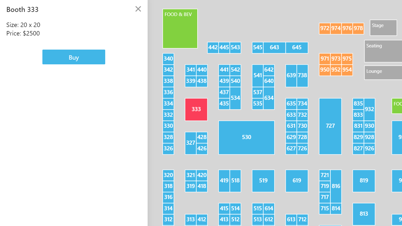 Automate booth reservations