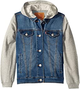 Hooded Trucker Jacket (Big Kids)