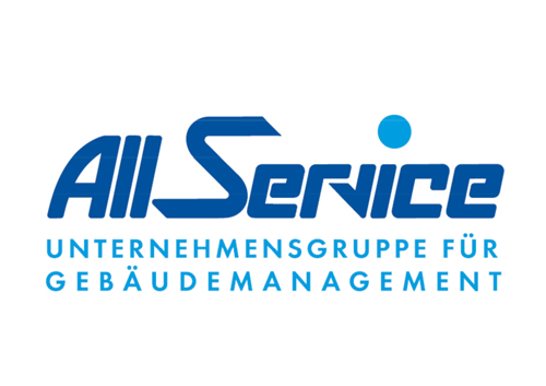 blaues Logo von All Service