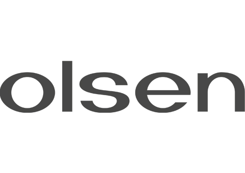 graues Logo von Olsen