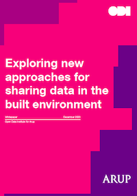 Cover image: Exploring new approaches for sharing data in the built environment