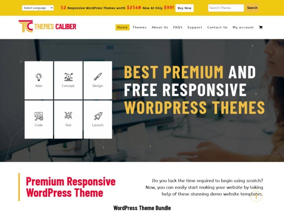 ThemesCaliber home page