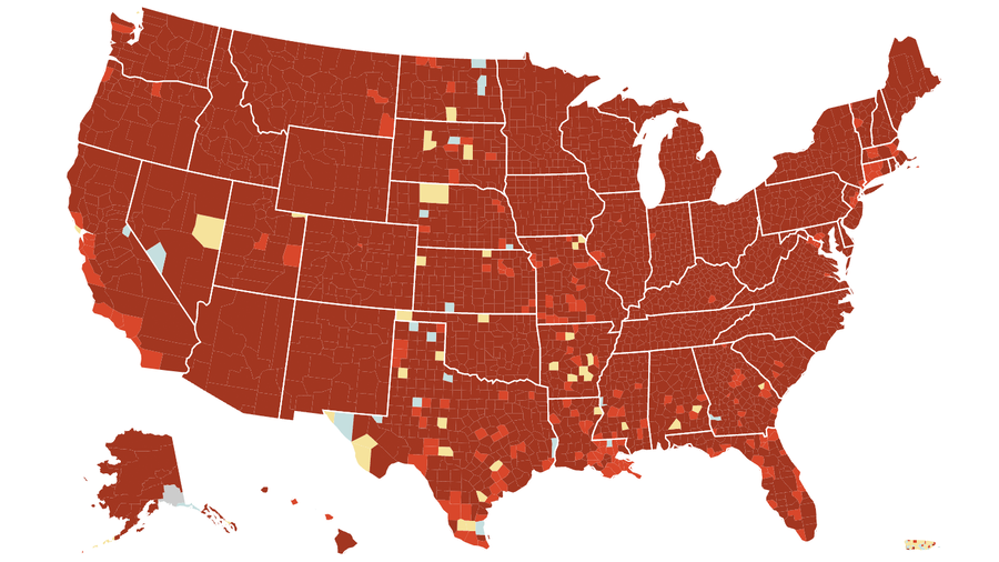 Do you need to wear a mask indoors where you live? Check this map