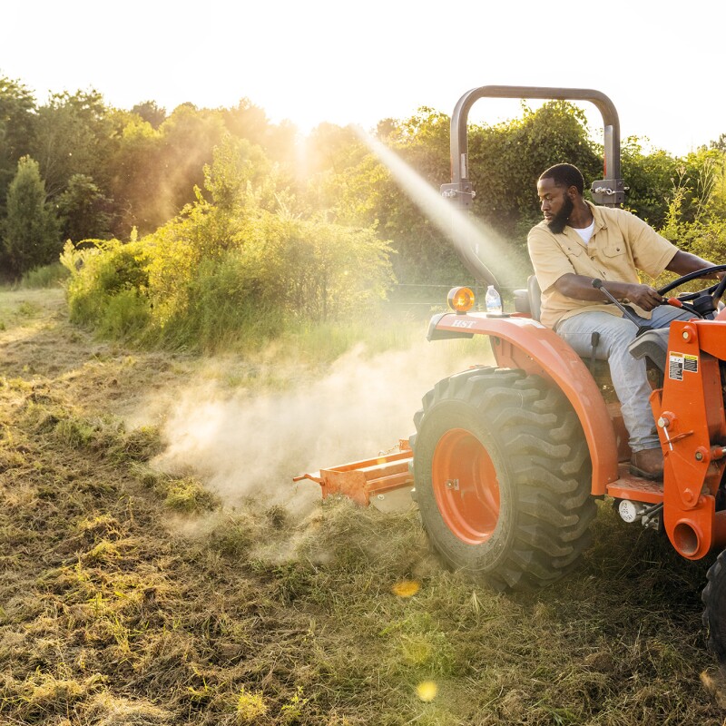 Juwan Page, a man who works at Amazon and also runs his family's multi-generational farm in Mississippi