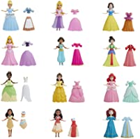 Disney Princess Secret Styles Royal Ball Collection, 12 Small Dolls with Dresses, Toy for Girls Ages 4 Years and Up