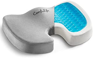 ComfiLife Gel Enhanced Seat Cushion – Non-Slip Orthopedic Gel & Memory Foam Coccyx Cushion for Tailbone Pain – Office...