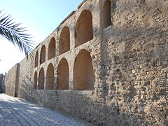 Muraille Sousse du côté du Ribat.JPG