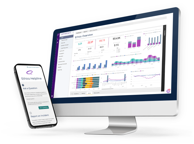 Ethics & Compliance Software Computer Image