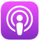 Apple Podcasts podcast player icon