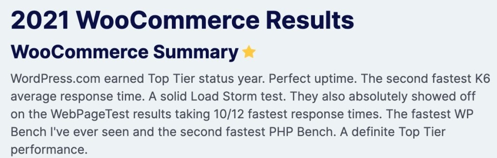 WordPress.com fastest WooCommerce host